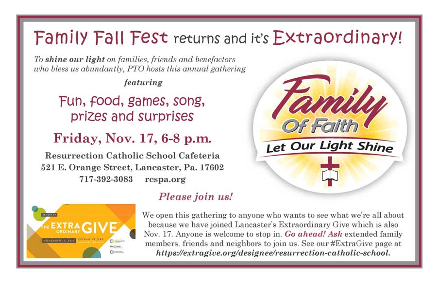 Family Fall Fest Extra Give